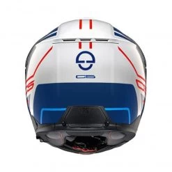 Schuberth C5 Master Motorhelm -Macna Winkel C5 master wit blauw achterzijde 7b10