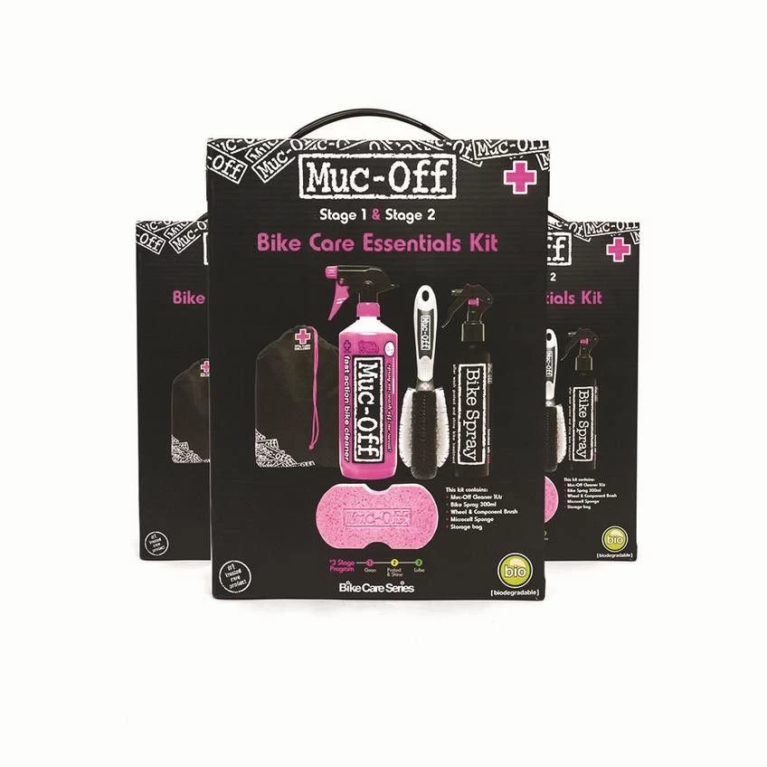 Muc-off Bike Care Essentials Kit 3 Muc-off Bike Care Essentials Kit