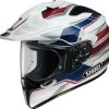 Shoei Hornet ADV Navigate Motorhelm -Macna Winkel Shoei hornet adv navigate blauw wit rood b37a