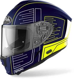Airoh Spark Cyrcuit Motorhelm -Macna Winkel airoh spark cyrcuit blauw b5d8