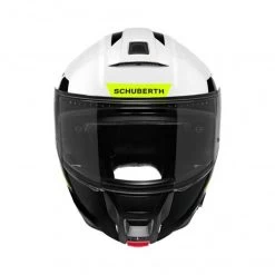 Schuberth C5 Eclipse Motorhelm -Macna Winkel c5 eclipse wit geel detail 2 db7c