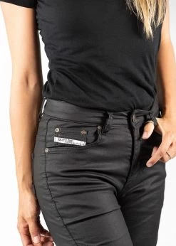 John Doe Betty Biker Jeggings Zwart Motorbroek -Macna Winkel john doe betty biker jeggings black jdj4009 broekzak 7228