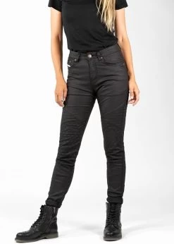 John Doe Betty Biker Jeggings Zwart Motorbroek -Macna Winkel john doe betty biker jeggings black jdj4009 voorkant 0b84