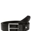 John Doe Leather Belt Tiger -Macna Winkel lether belt tiger black 307e