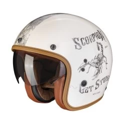 Scorpion Belfast Evo Pique Motorhelm -Macna Winkel scorpion belfast evo pique creme noir 7090