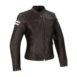 Segura Lady Stripe Perfo Motorjas 7 Segura Lady Stripe Perfo Motorjas -Macna Winkel segura lady stripe perfo bruin beige 1 0ded