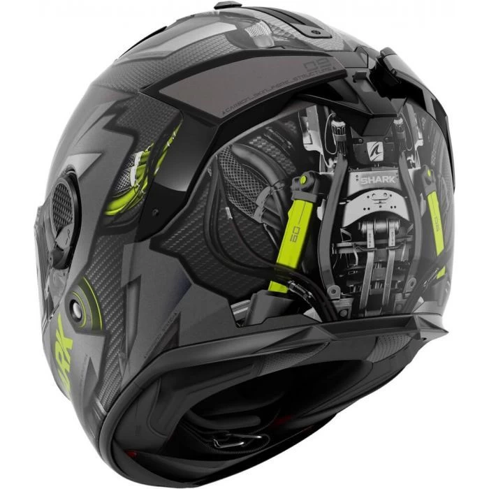 Shark Spartan GT Carbon Urikan Motorhelm 4 Shark Spartan GT Carbon Urikan Motorhelm - Afbeelding 2
